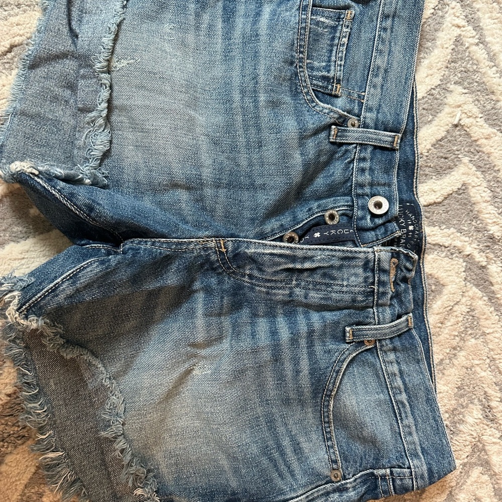 Women's Blue Denim Shorts